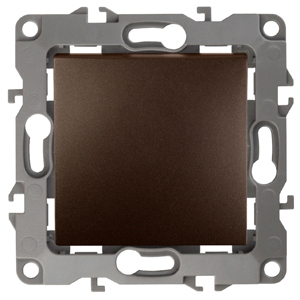 Переключатель без рамки Эра S12 1-кл перекрестный 10А бронза фото Переключатель без рамки Эра S12 1-кл перекрестный 10А бронза картинка